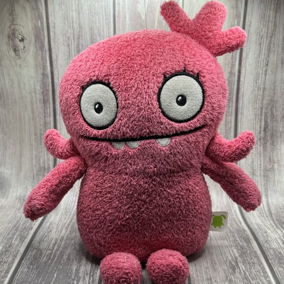 Ugly Doll- Moxie - Pink 9 Inch Plush- Yours Truly Weighted Bean Bottom - Picture 1 of 9